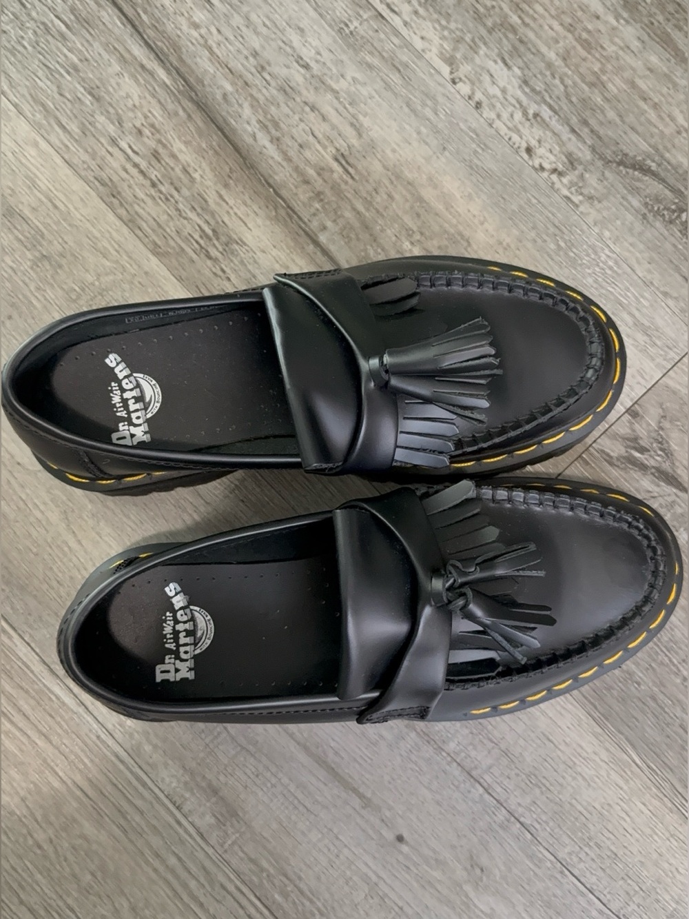 Dr. Martens Women’s Black Platoform Tassel Loafers